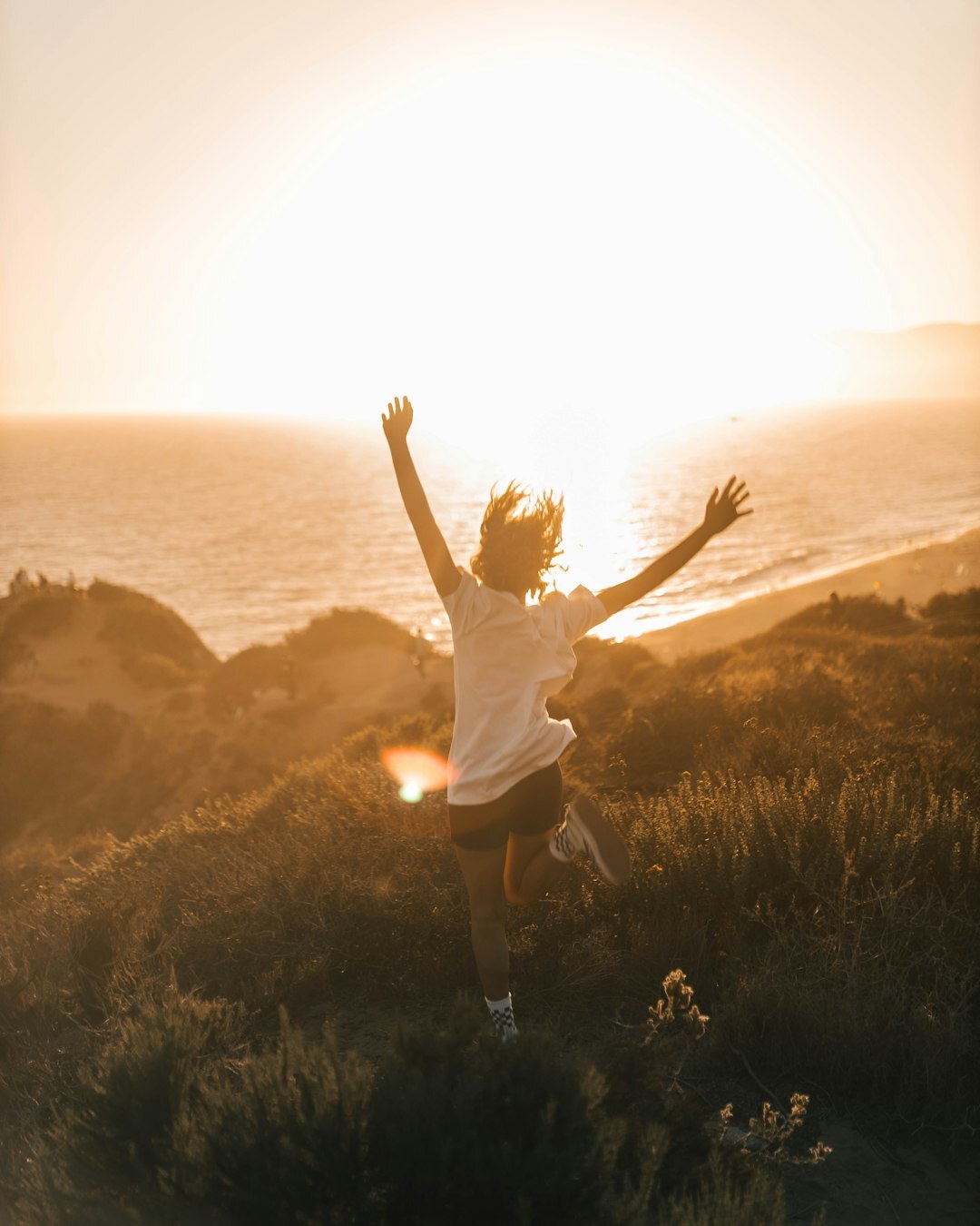 happy person achieving goals